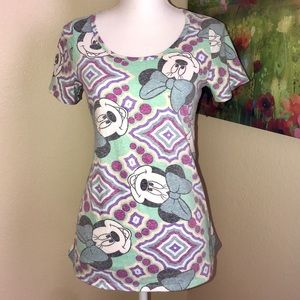 LulaRoe Disney Minnie Mouse Tee Shirt XS